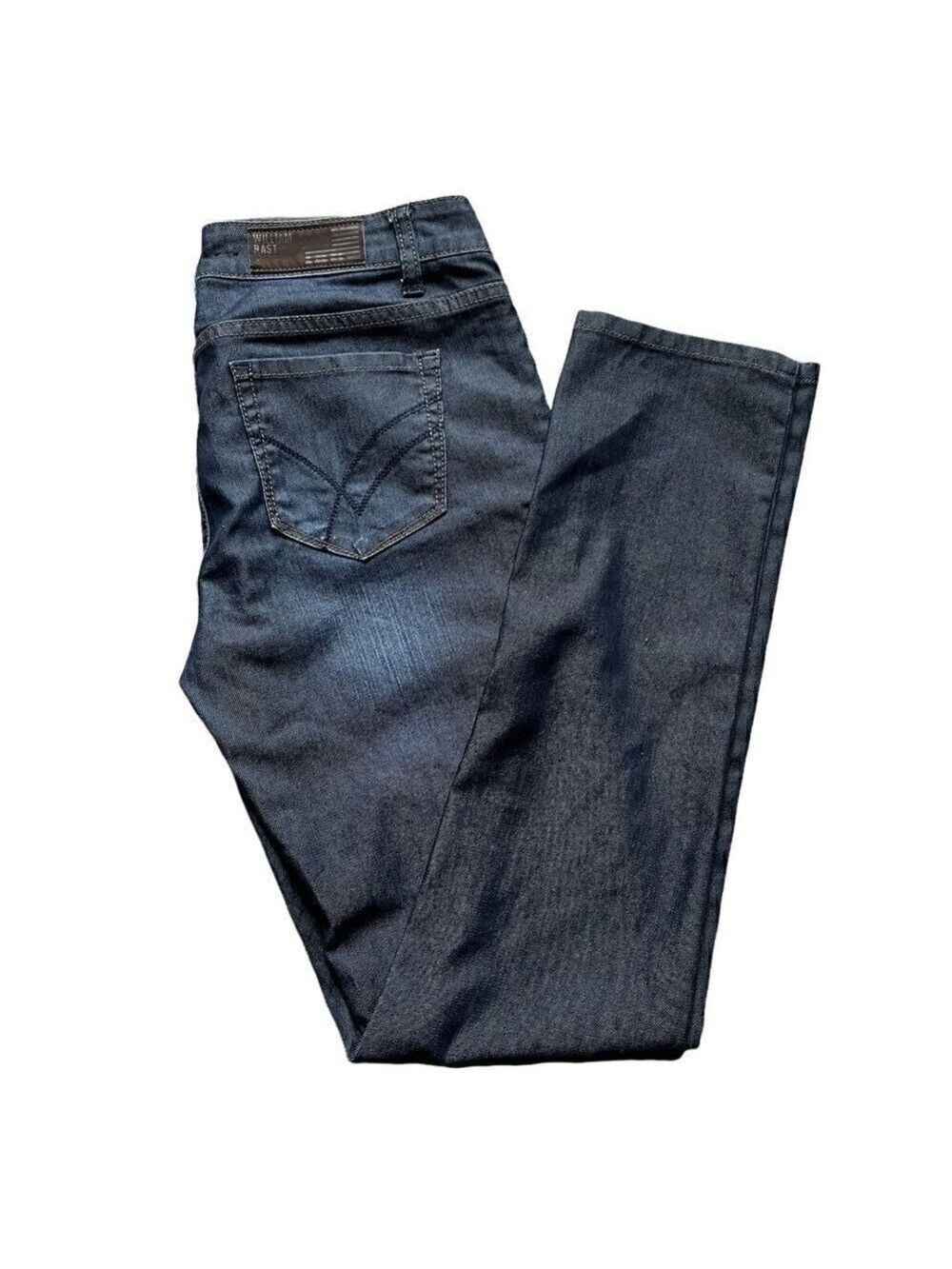 WILLIAM RAST Dark Wash Low Rise Skinny studded jeans Size 28